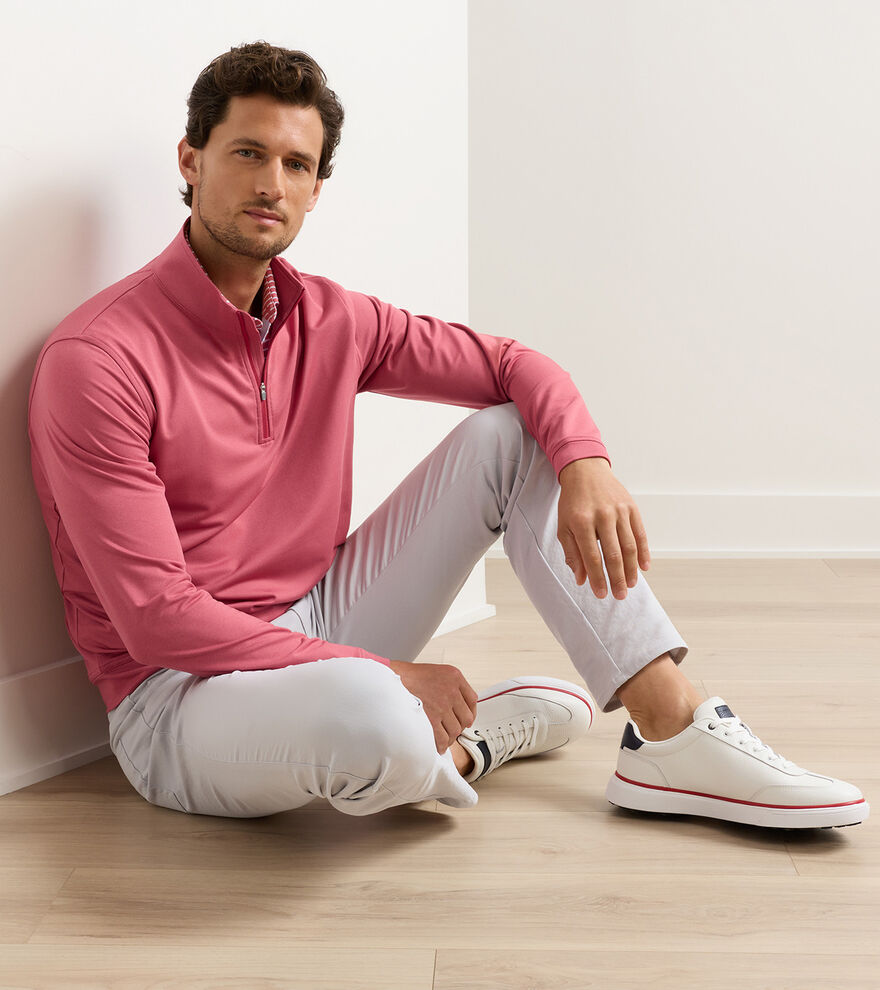 Perth M&eacute;lange Performance Quarter-Zip image number 2