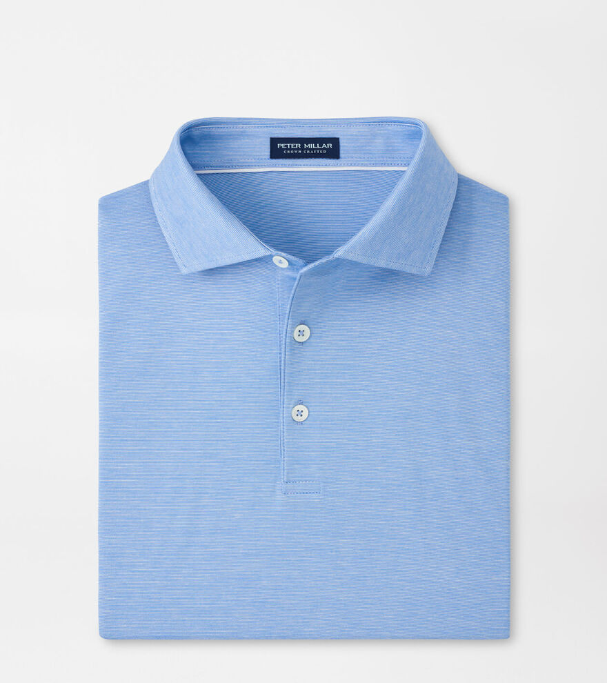 Peter Millar Excursionist Flex Polo In Blue