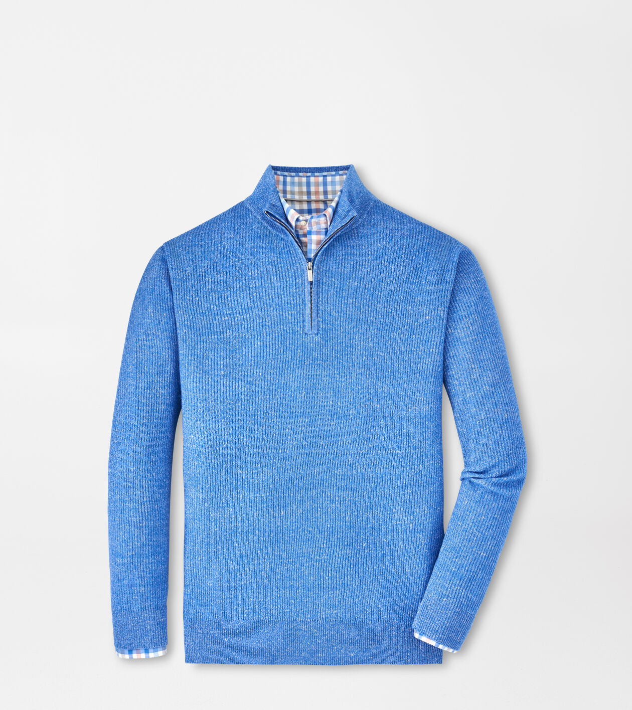 Harbour Cashmere Linen Quarter Zip Men s Sweaters Peter Millar
