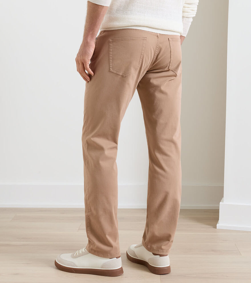 Signature Sateen Five-Pocket Trouser image number 3