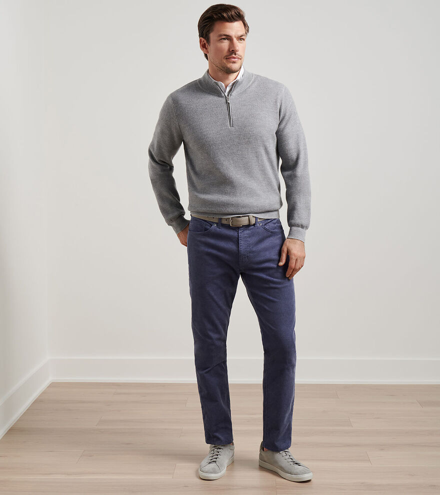 Superior Soft Corduroy Five-Pocket Trouser image number 2