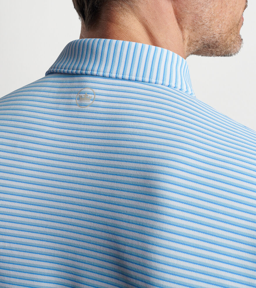 Tempo Performance Mesh Polo (Edwin Spread Collar) Men's Polos Peter