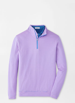 Peter Millar Perth Sugar Stripe Performance Quarter-zip