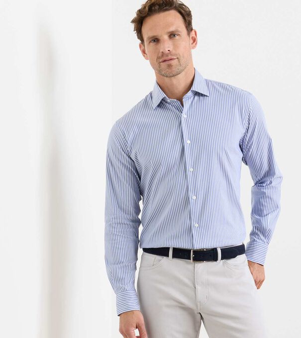 Langley Crown Lite Cotton-Stretch Shirt - Alternate Image 1