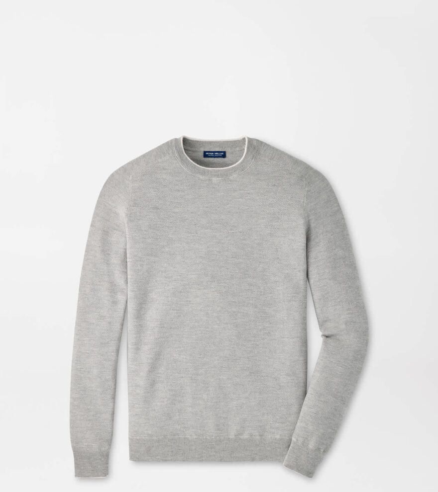 Voyager Cashmere-Silk Saddle Shoulder Crew image number 2