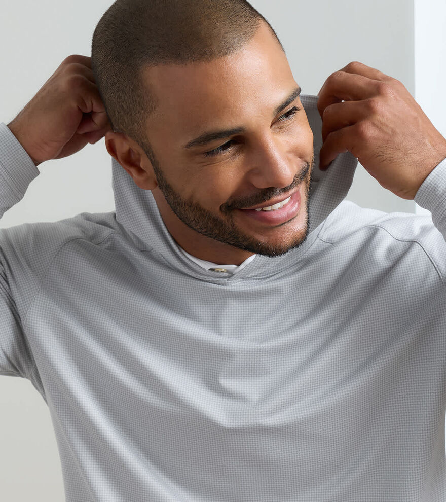 Pine Houndstooth Performance Hoodie image number 5