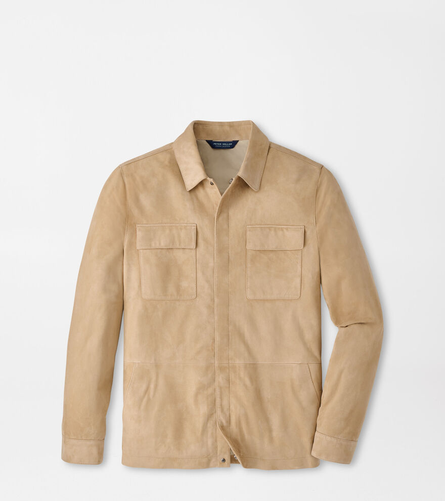 Featherweight Suede Shirt Jacket image number 1