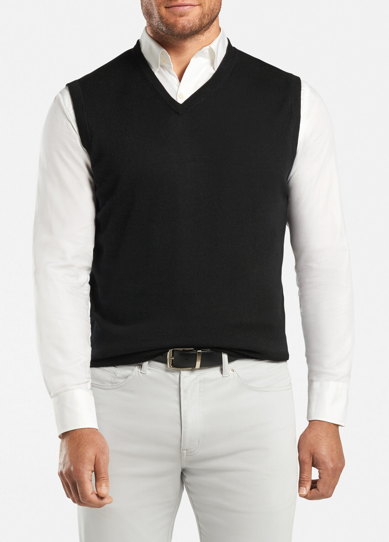 Crown Soft V-Neck Vest | Peter Millar
