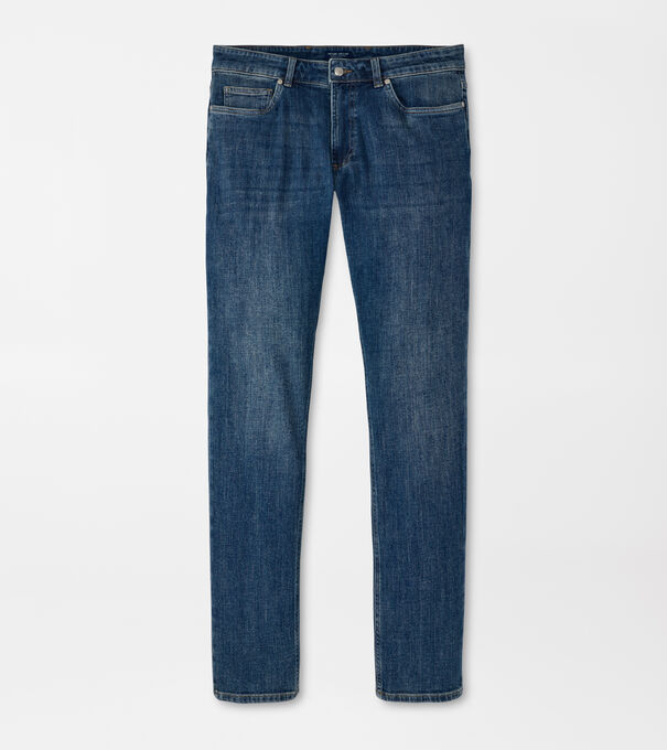 Vintage Washed Five-Pocket Denim