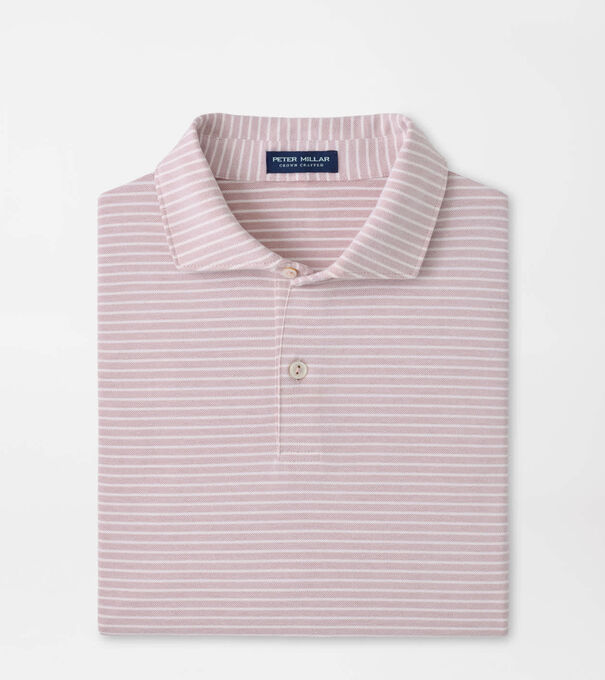 Albatross Stripe Cotton-Blend Piqu&eacute; Polo