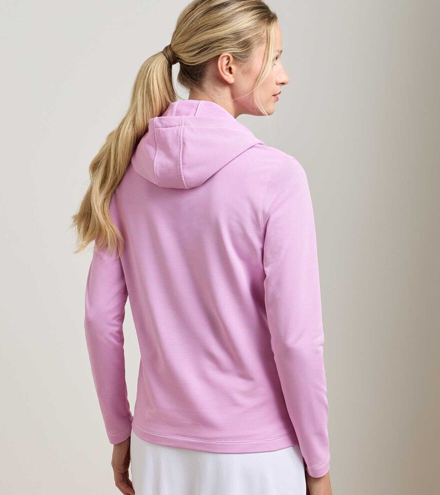 Sugar Stripe Pine Performance Hoodie - Alternate Image 2