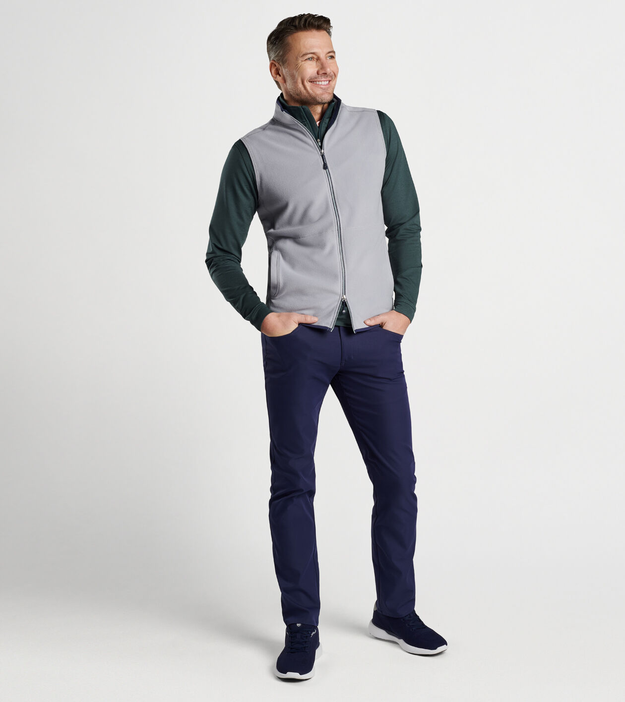 Micro fleece store gilet mens