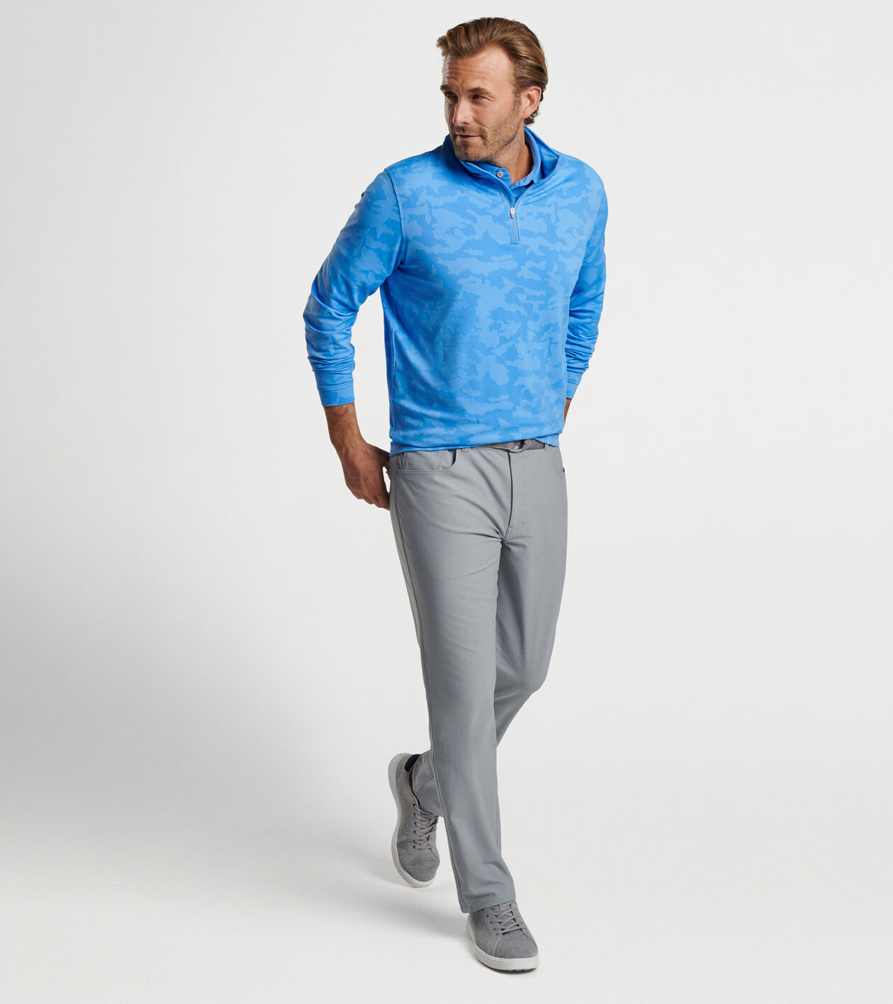 Perth Camo Performance Quarter Zip