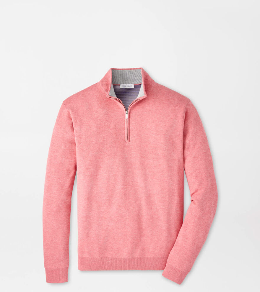 Coolspun Lite Cotton Quarter-Zip Jumper image number 1