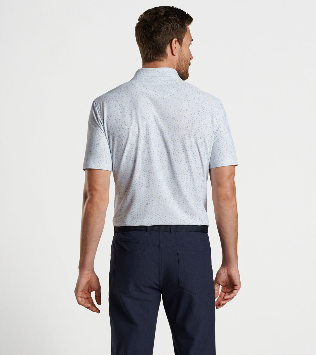 Willis Geo Performance Mesh Polo Men s Polo Shirts Peter Millar