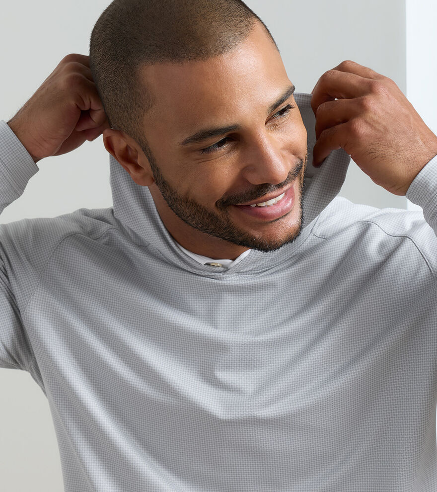 Pine Houndstooth Performance Hoodie image number 5