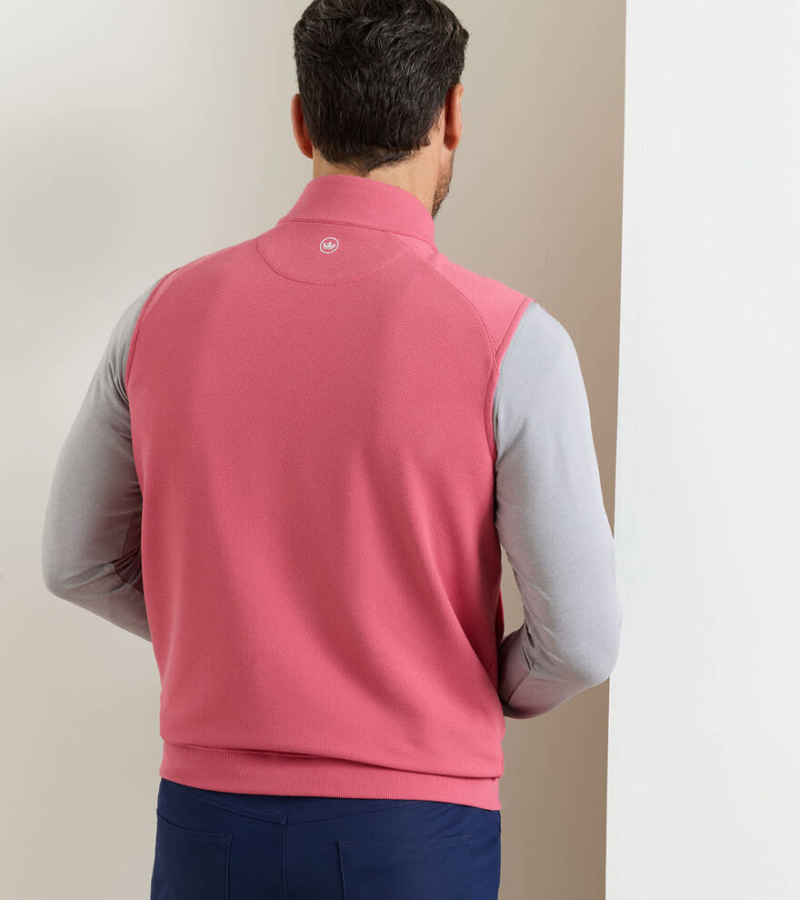 Cradle Piqu&eacute; Performance Full-Zip Gilet - Alternate Image 2