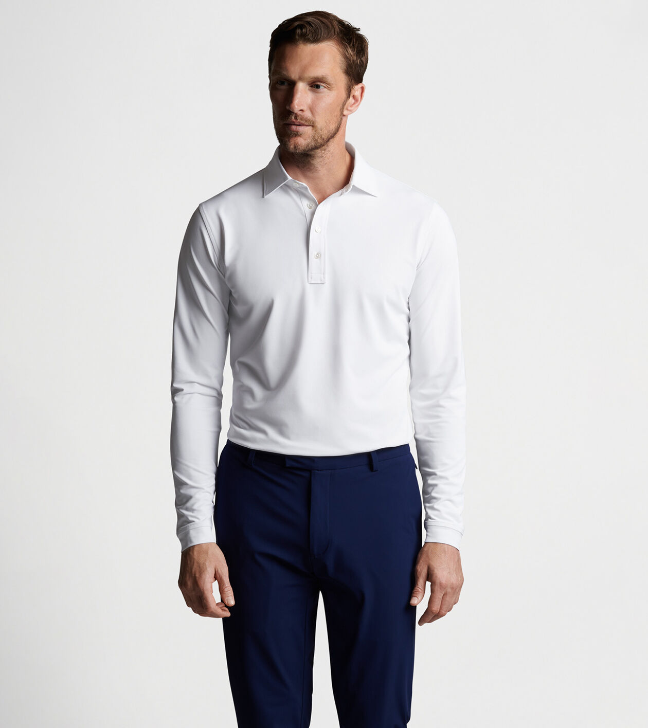 Soul Long Sleeve Performance Mesh Polo