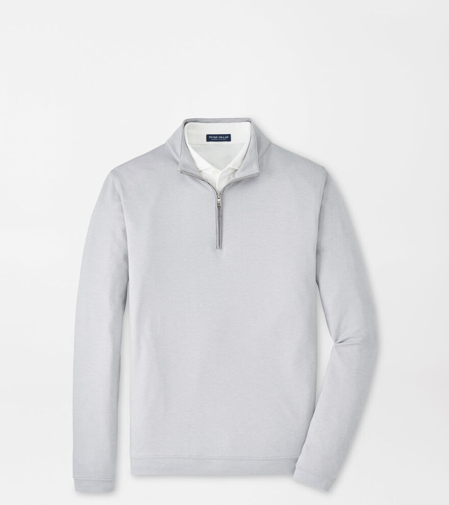 Albatross Cotton-Blend Piqu&eacute; Quarter-Zip image number 1