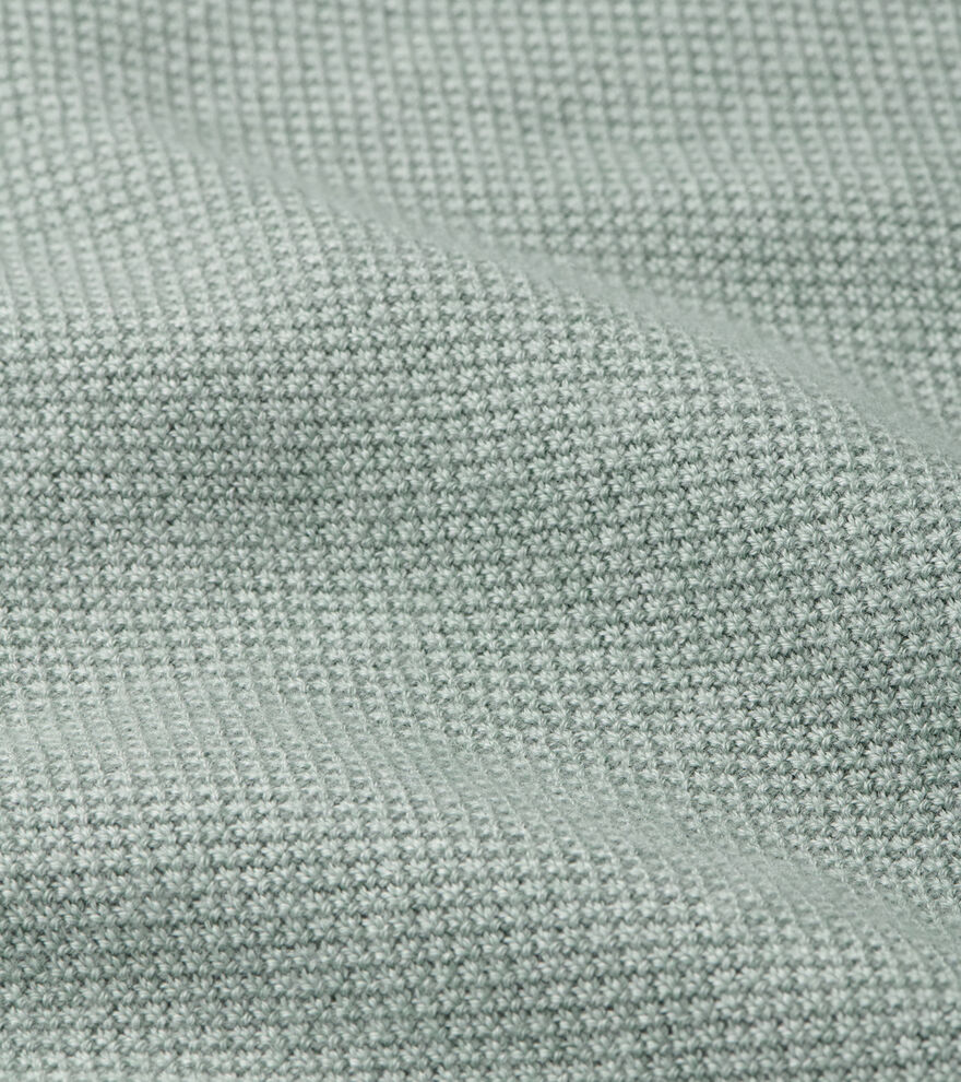 Voyager Cashmere-Silk Saddle Shoulder Quarter Zip image number 5