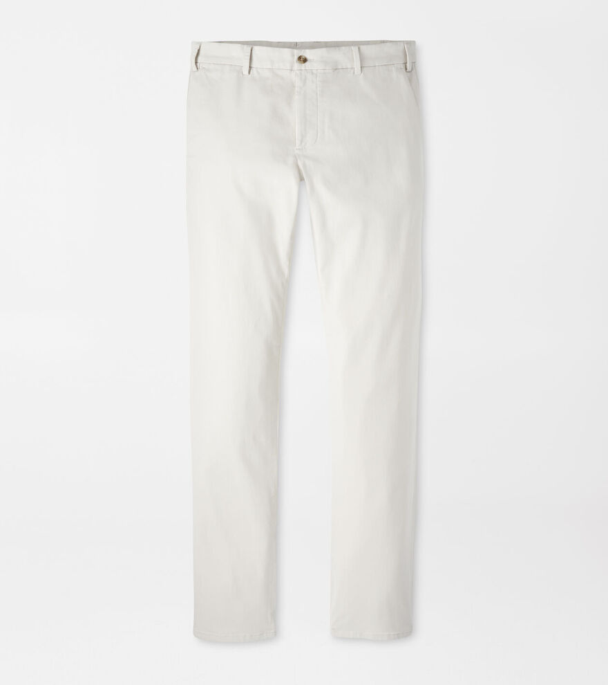 Signature Sateen Flat Front Trouser image number 1