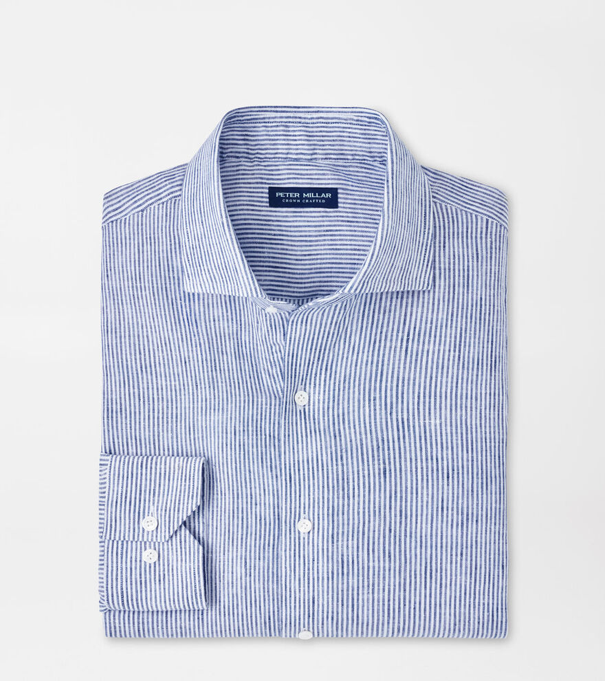 Astino Lino Stripe Shirt image number 1