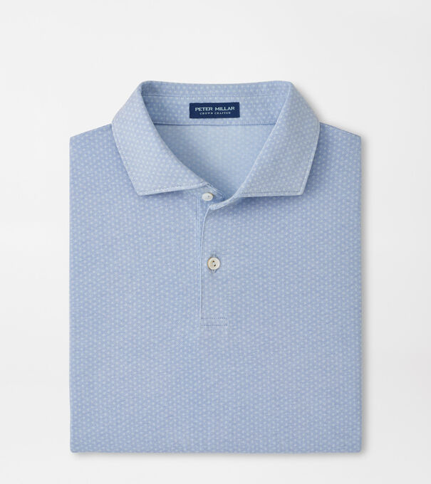 Albatross Diamond Cotton-Blend Piqu&eacute; Polo