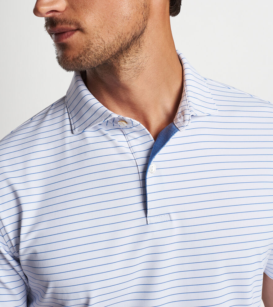 Duet Performance Jersey Polo (Edwin Spread Collar) Men's Polos