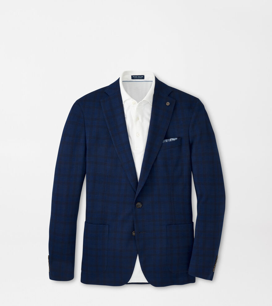 Barrett Knit Windowpane Blazer image number 6