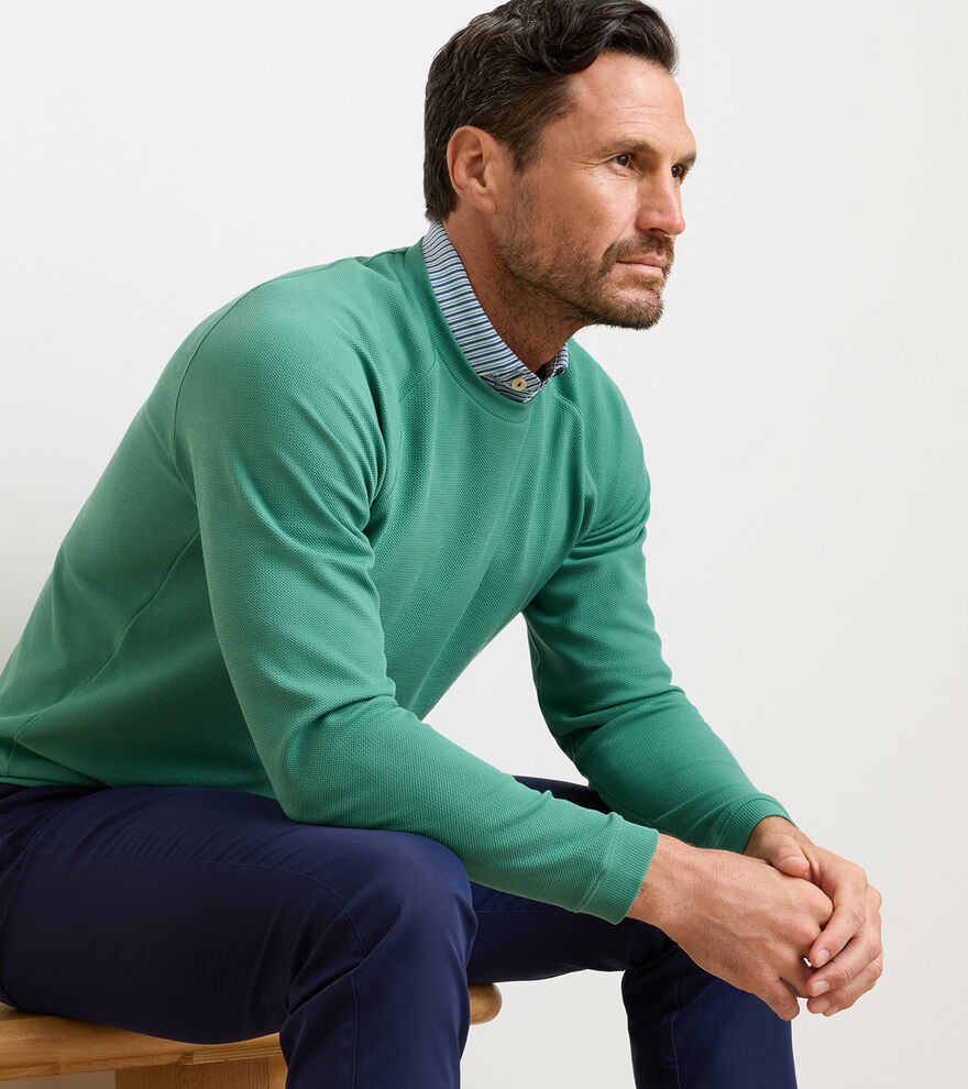 Cradle Piqu&eacute; Performance Crewneck image number 2