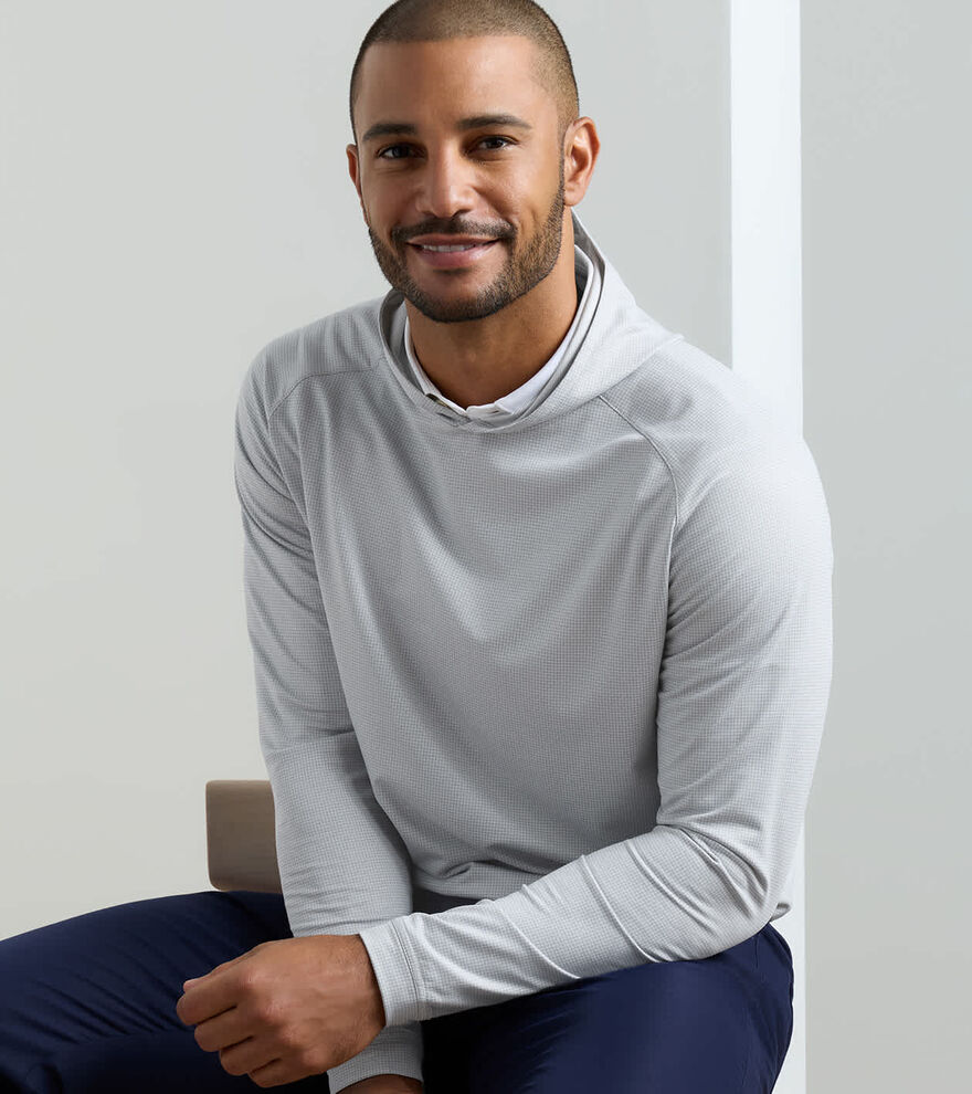 Pine Houndstooth Performance Hoodie image number 2