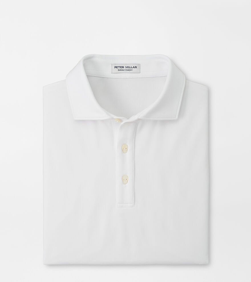 Solid Performance Jersey Polo (Edwin Spread Collar) Men's Polo Shirts