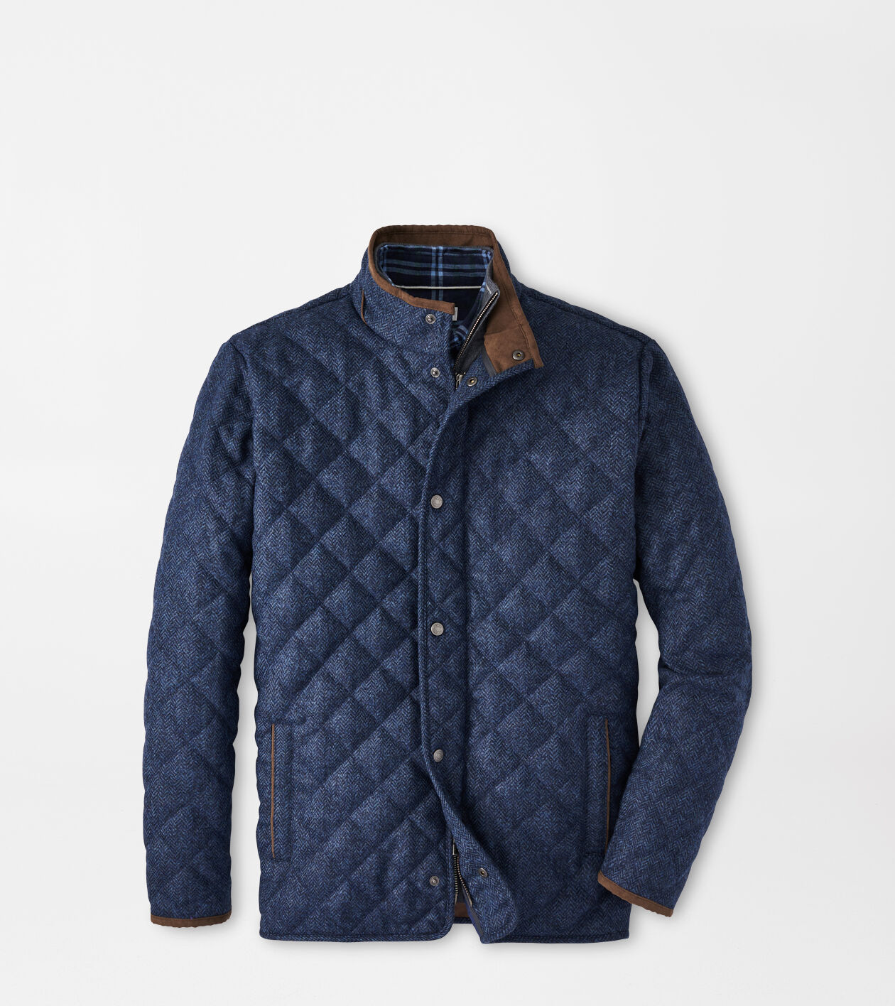 Suffolk Quilted Wool Travel Coat Men s Jackets Coats Peter