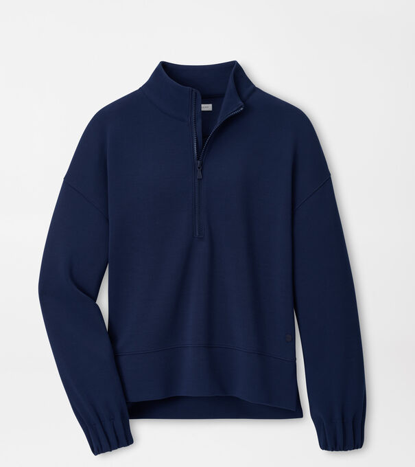 Flora Knit Half-Zip Pullover