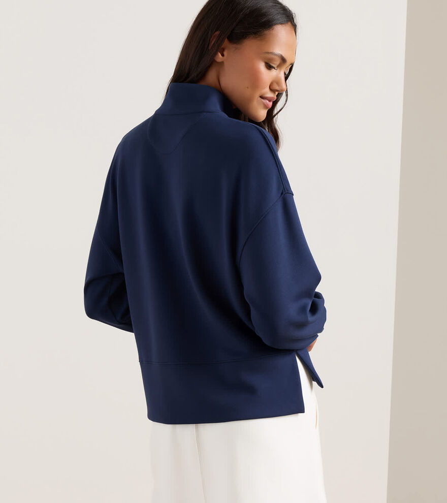Flora Knit Half-Zip Pullover - Alternate Image 2