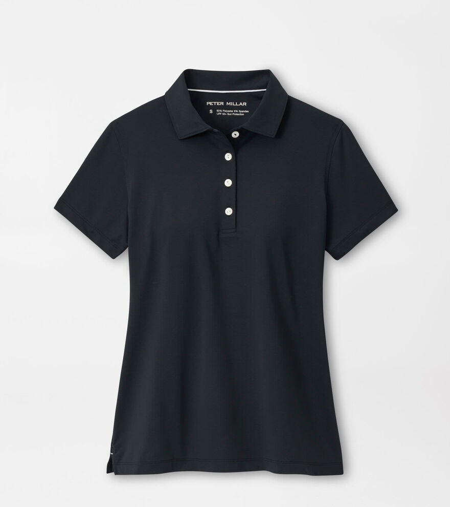 Women's Short Sleeve Button Polo image number 1