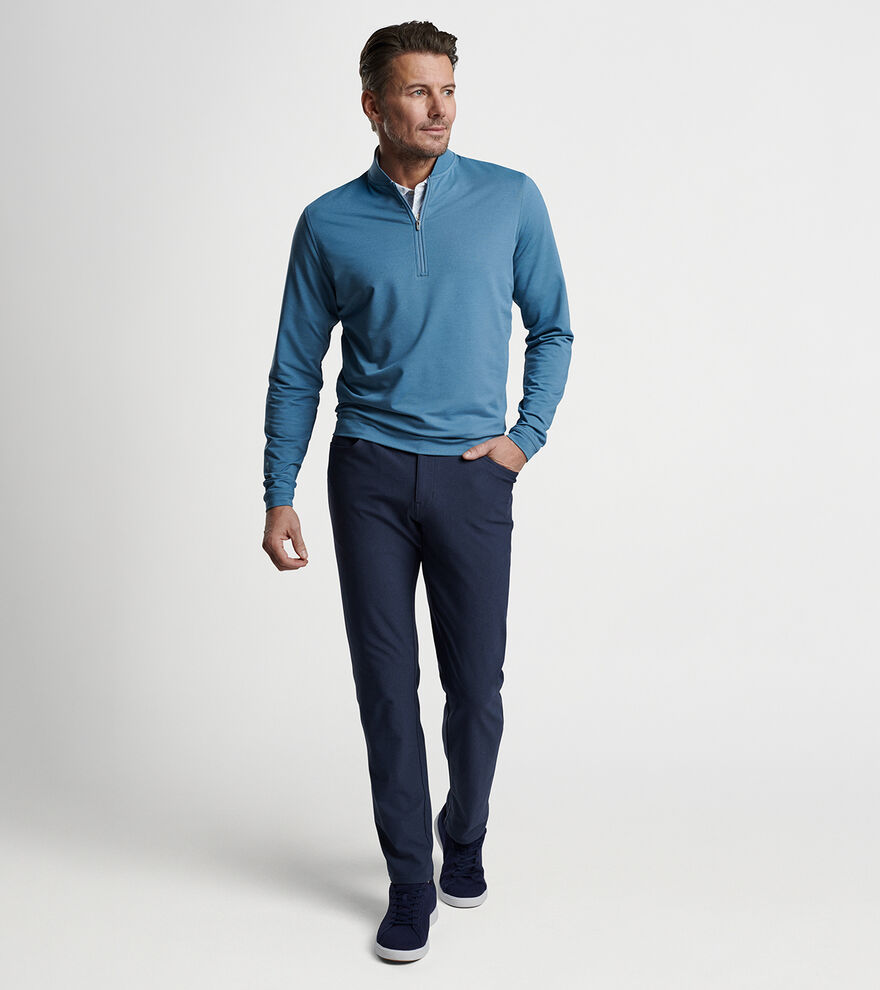 Ross Performance Baseball Collar QuarterZip Men's Pullovers & TShirts Peter Millar