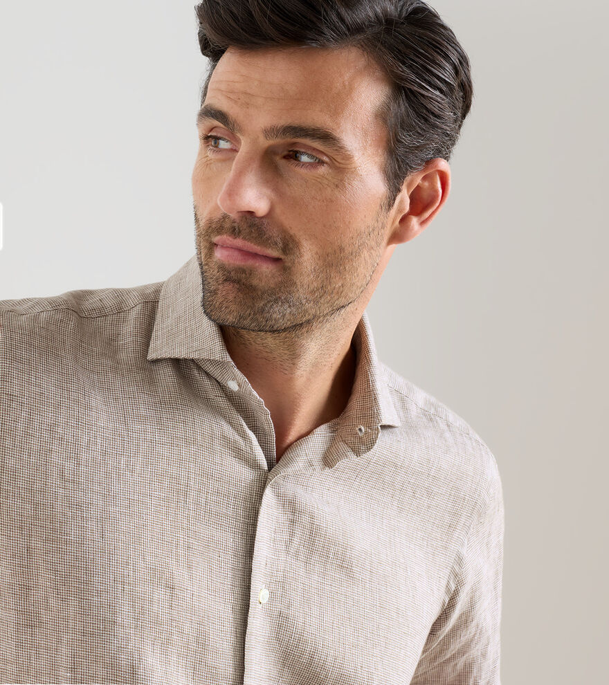 Astino Lino Check Shirt image number 4