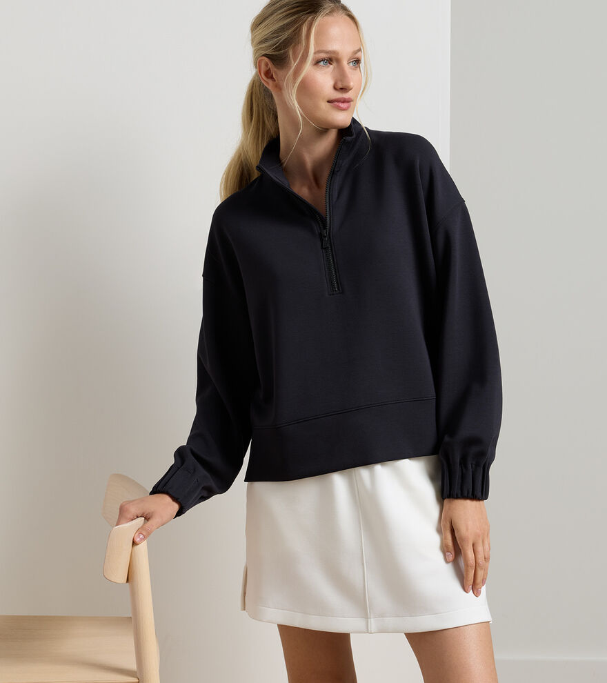 Flora Knit Half-Zip Pullover - Alternate Image 1