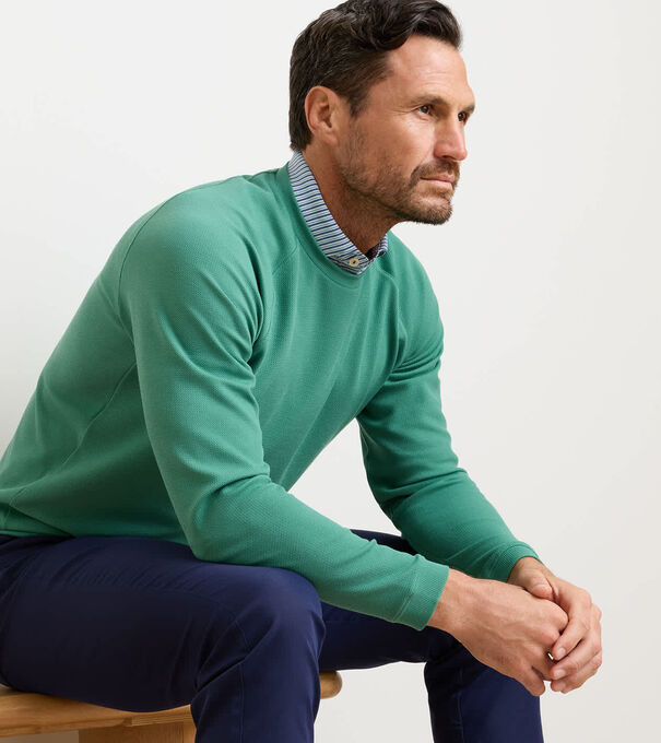 Cradle Piqu&eacute; Performance Crewneck - Alternate Image 1