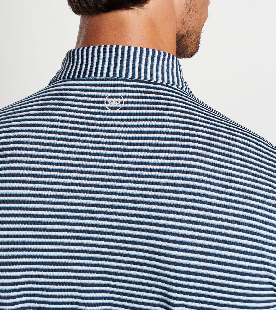 Tempo Performance Mesh Polo (Edwin Spread Collar) Men's Polos Peter