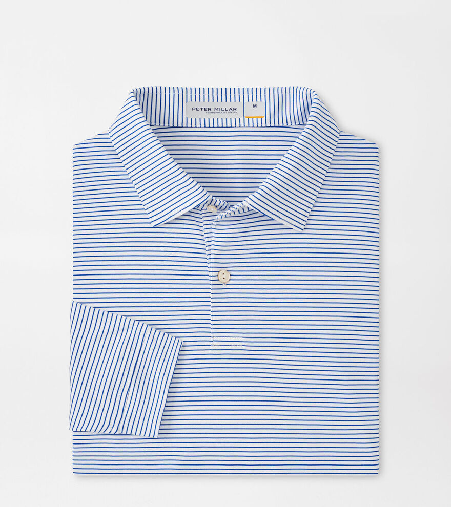 Featherweight Long-Sleeve Stripe Polo