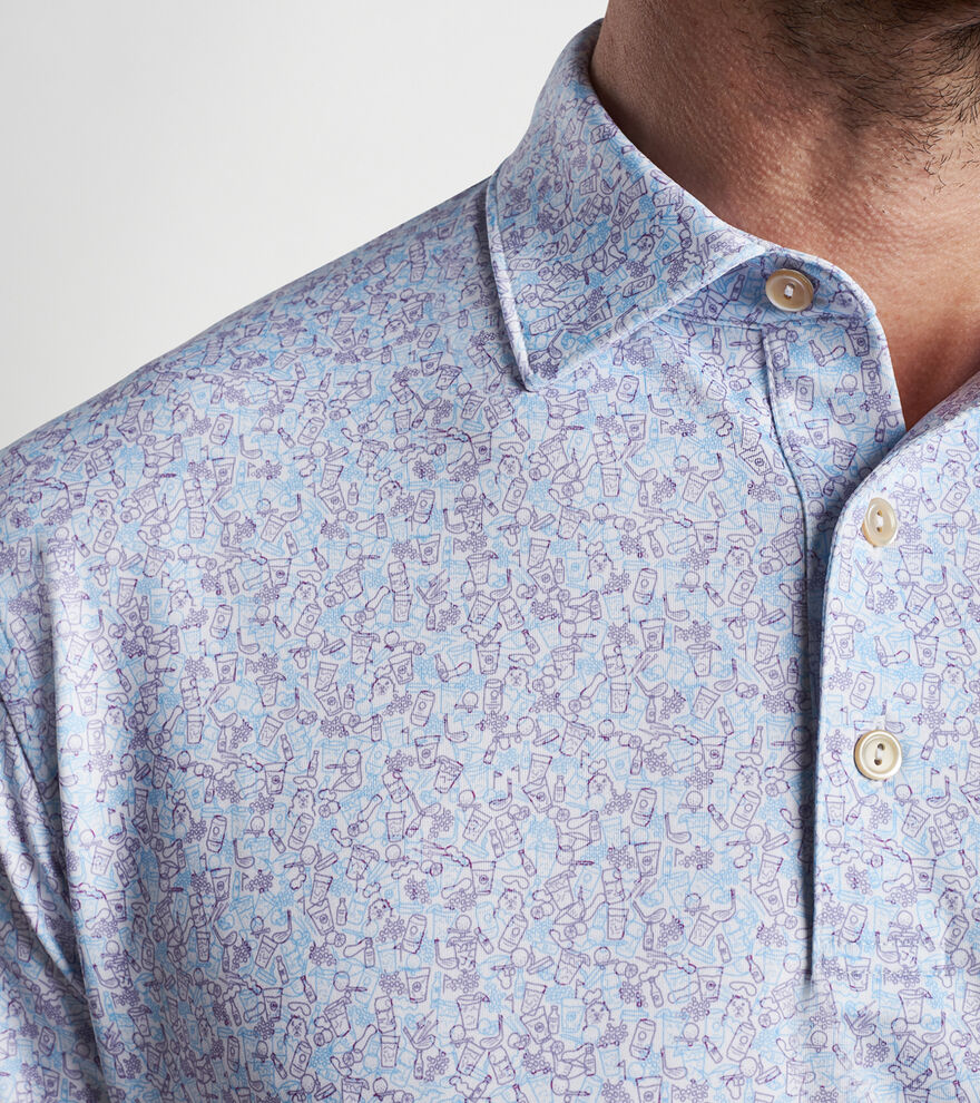 Dazed And Transfused Performance Jersey Polo image number 4