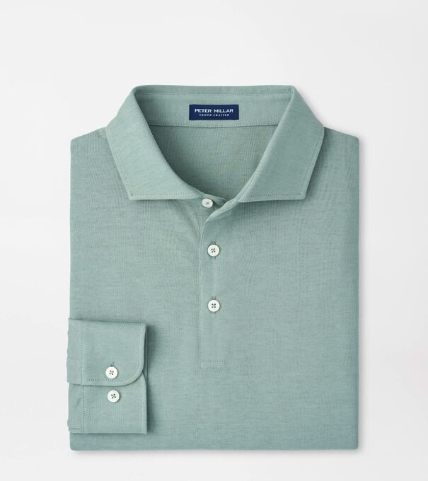 Cool Cotton Long-Sleeve Polo