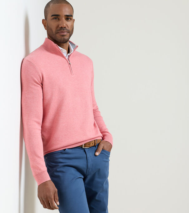 Coolspun Lite Cotton Quarter-Zip Jumper
