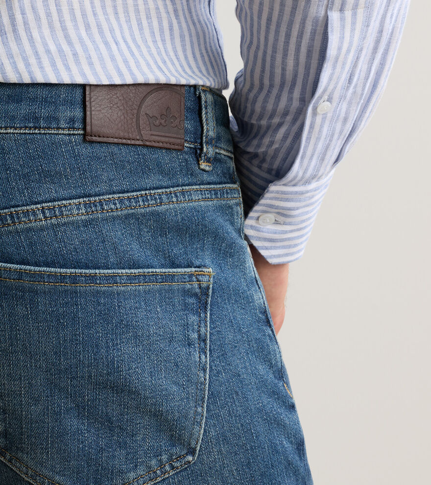 Vintage Washed Five-Pocket Denim image number 5