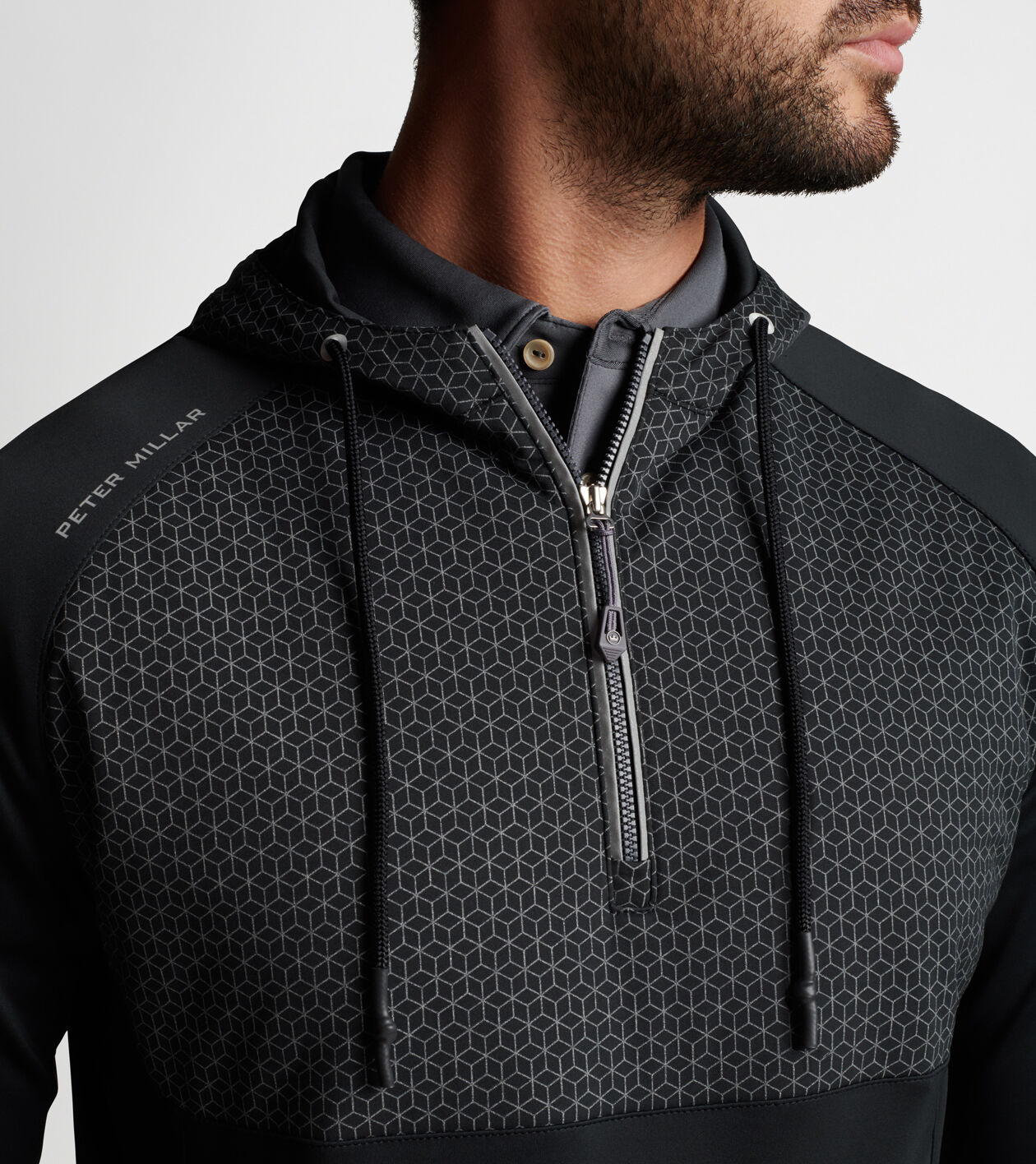 Weld Reflect Hybrid Half Zip Hoodie
