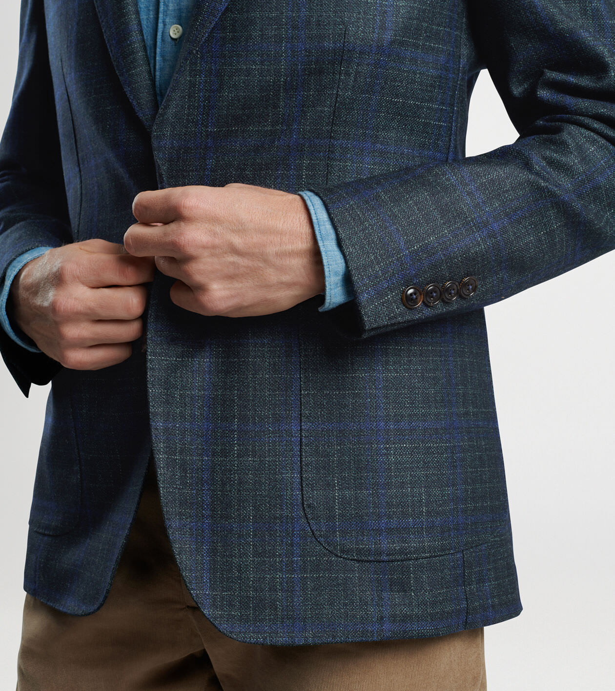 Plaid sports jacket shop