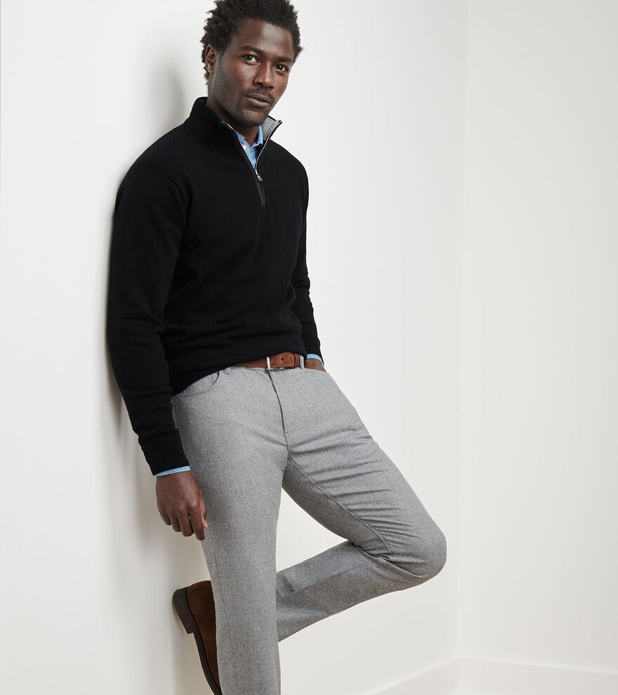 Artisan Crafted Cashmere Flex Quarter-Zip image number 2