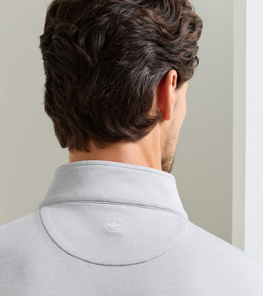 Perth M&eacute;lange Performance Quarter-Zip - Alternate Image 3